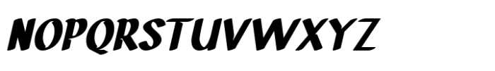 Nepethe Italic Alternative Font UPPERCASE