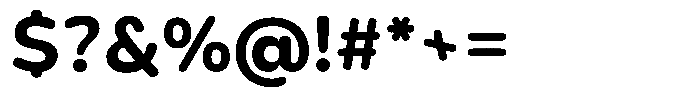 Neral Soft Bold Font OTHER CHARS