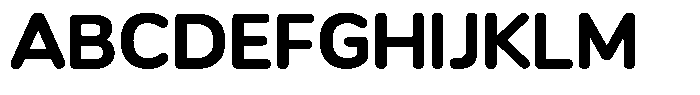 Neral Soft Bold Font UPPERCASE
