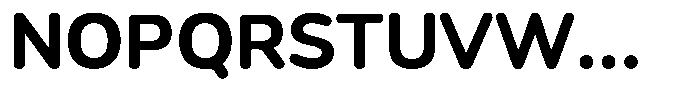 Neral Soft Bold Font UPPERCASE