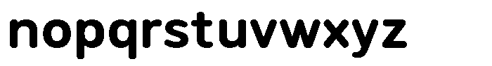 Neral Soft Bold Font LOWERCASE