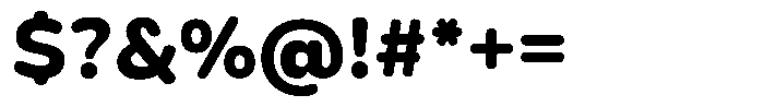 Neral Soft Extra Bold Font OTHER CHARS