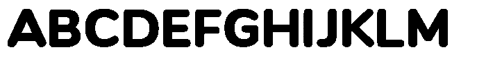 Neral Soft Extra Bold Font UPPERCASE