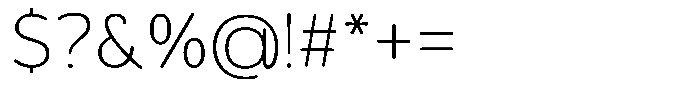 Neral Soft Extra Light Font OTHER CHARS