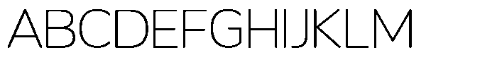 Neral Soft Extra Light Font UPPERCASE