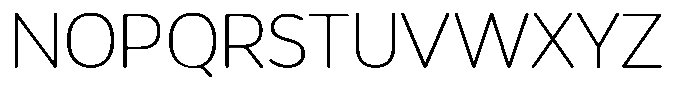 Neral Soft Extra Light Font UPPERCASE