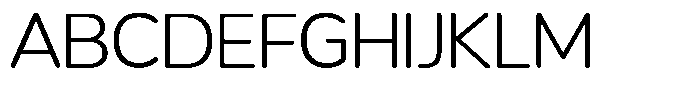 Neral Soft Light Font UPPERCASE