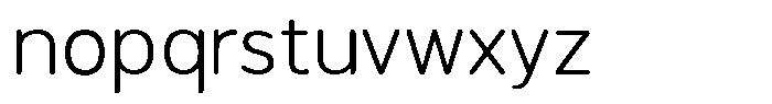 Neral Soft Light Font LOWERCASE