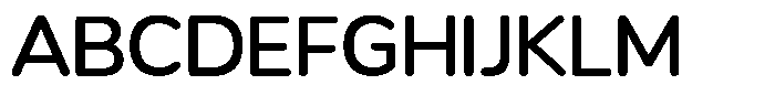 Neral Soft Medium Font UPPERCASE