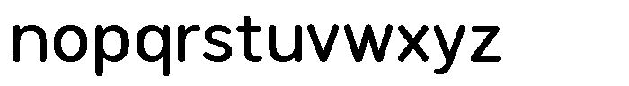 Neral Soft Medium Font LOWERCASE