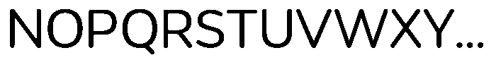 Neral Soft Regular Font UPPERCASE