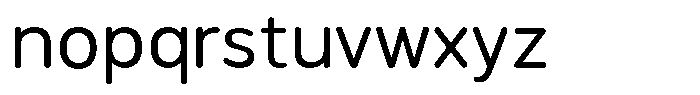 Neral Soft Regular Font LOWERCASE