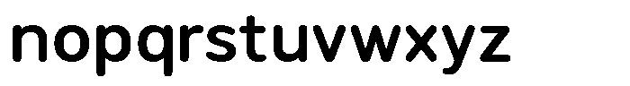 Neral Soft Semi Bold Font LOWERCASE