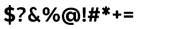 Nerall Bold Font OTHER CHARS