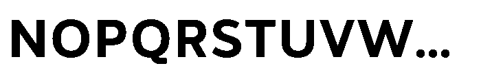 Nerall Bold Font UPPERCASE