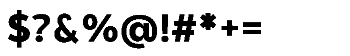 Nerall Extra Bold Font OTHER CHARS