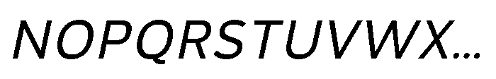 Nerall Italic Font UPPERCASE