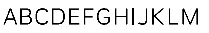 Nerall Light Font UPPERCASE