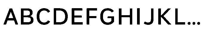 Nerall Medium Font UPPERCASE