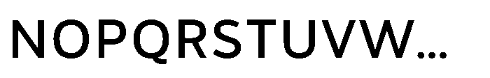 Nerall Medium Font UPPERCASE
