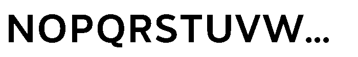 Nerall Semi Bold Font UPPERCASE