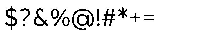 Nerall Variable Regular Font OTHER CHARS