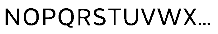 Nerall Variable Regular Font UPPERCASE