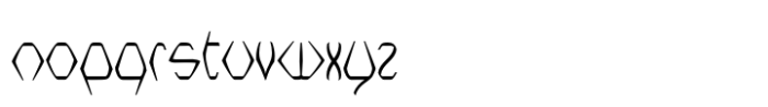 Nerdish Hex Regular Font LOWERCASE