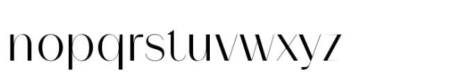 Nereida Variable Font LOWERCASE