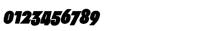 Nerissimo Black Italic Font OTHER CHARS