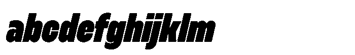 Nerissimo Black Italic FONT