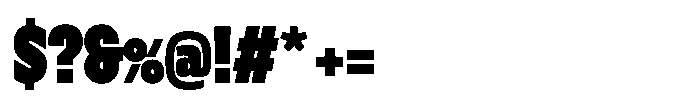 Nerissimo Black Font OTHER CHARS