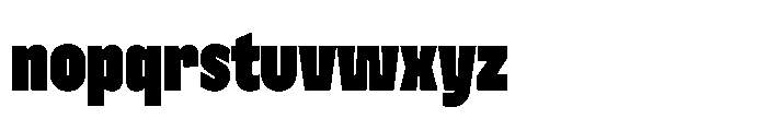 Nerissimo Black Font LOWERCASE