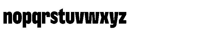 Nerissimo Bold Font LOWERCASE