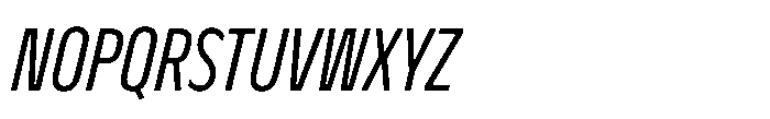 Nerissimo Book Italic Font UPPERCASE