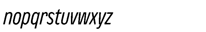 Nerissimo Book Italic Font LOWERCASE