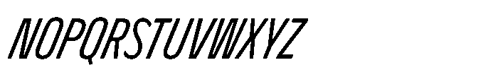 Nerissimo Book Super Italic Font UPPERCASE