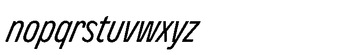 Nerissimo Book Super Italic Font LOWERCASE