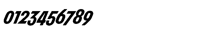 Nerissimo Demi Bold Super Italic Font OTHER CHARS