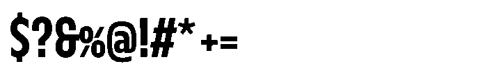 Nerissimo Demi Bold Font OTHER CHARS
