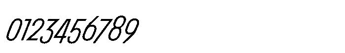 Nerissimo Light Super Italic Font OTHER CHARS