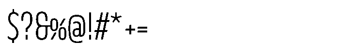 Nerissimo Light Font OTHER CHARS