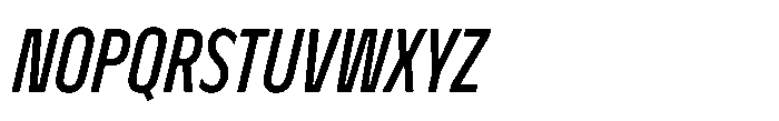 Nerissimo Regular Italic Font UPPERCASE