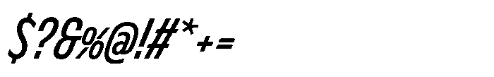 Nerissimo Regular Super Italic Font OTHER CHARS