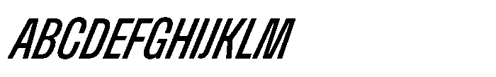 Nerissimo Regular Super Italic Font UPPERCASE