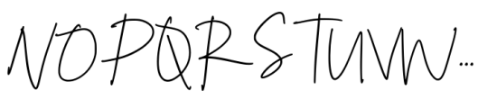 Nerland Signature Font UPPERCASE