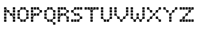 Nerobit Font UPPERCASE
