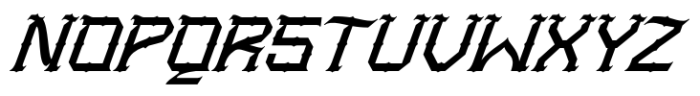 Nerog Gothic Italic Font UPPERCASE