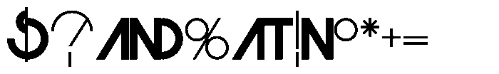 Nerolinia Font OTHER CHARS