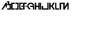 Nerolinia Font UPPERCASE